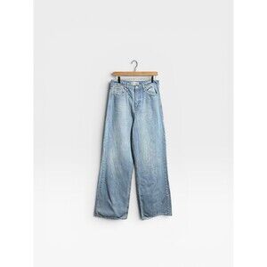 Y2K Baggy Wide Leg Jeans Women’s 5 High Rise Relaxed Skater